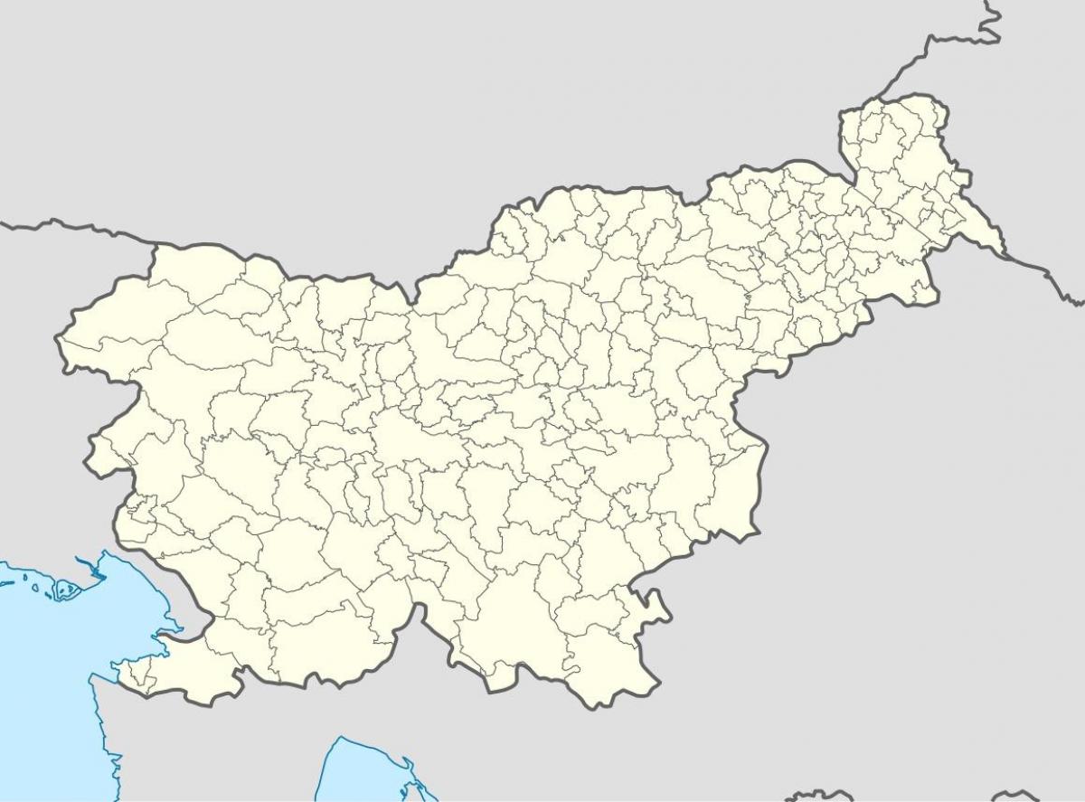 Slovenija zemljevid lokacije